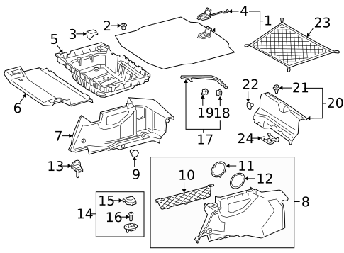 Interior Trim - Rear Body for 2021 Mercedes-Benz C63 AMG #6