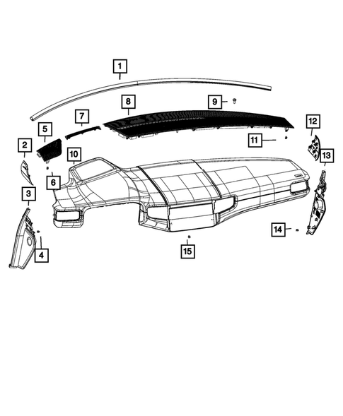 Instrument Panel for 2022 Jeep Grand Wagoneer #2