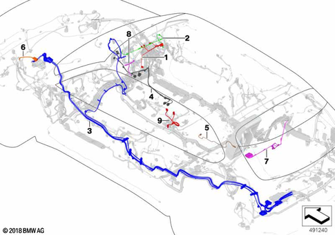 Supplementary Cable Sets for 2019 BMW X6 35iX #2