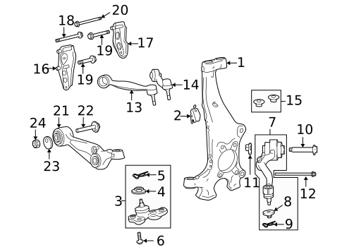 Suspension Components for 2012 Lexus LS460 #0