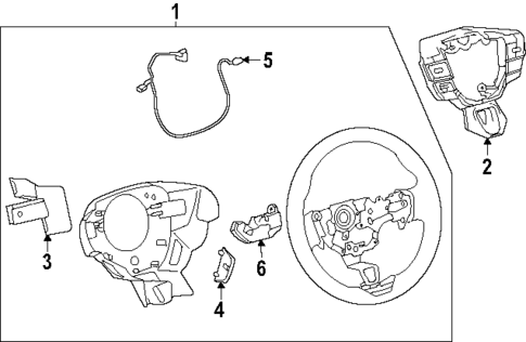 Steering Wheel & Trim for 2025 Toyota Crown Signia #0