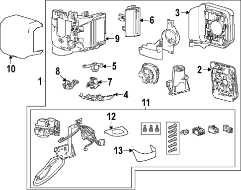Mirrors for 2024 Lexus GX550 #0