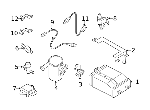 Emission Components for 2023 Nissan TITAN #47