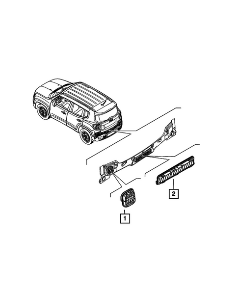 Air Ducts for 2023 Jeep Renegade #4