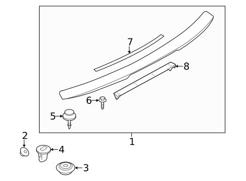 Spoiler for 2011 Mazda CX-7 #0