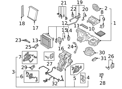 Condenser, Compressor & Lines for 2025 Audi Q3 #1