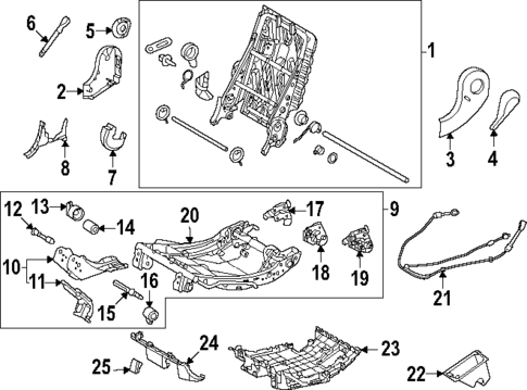 Second Row Seats for 2024 Toyota Sequoia #0