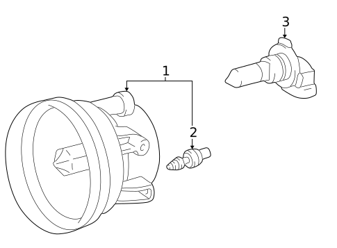 Fog Lamps for 2004 Scion xA #0