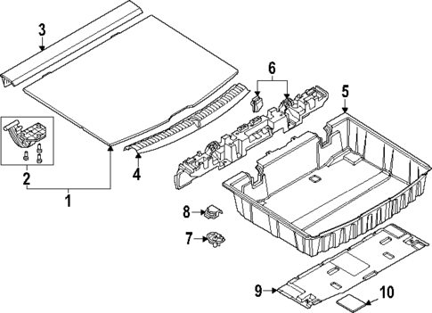 Interior Trim - Rear Body for 2025 Mini Countryman #2
