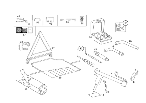 Tools and Accessories for 1993 Mercedes-Benz 300CE #3