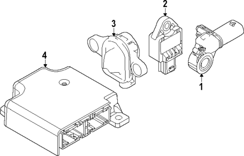 Air Bag Components for 2024 Ram ProMaster EV #1