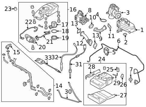 Emission Components for 2011 Audi Q7 #0