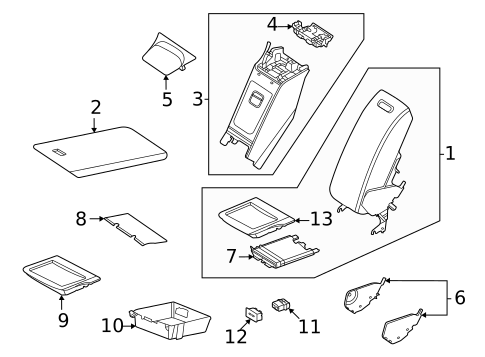 Rear Seat Components for 2022 Mercedes-Benz S 580 #3