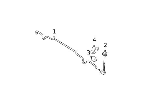 Stabilizer Bar & Components for 2004 Nissan Altima #0