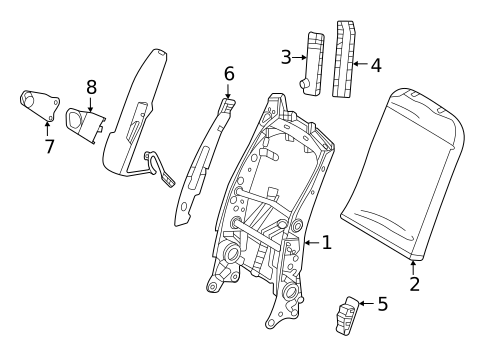 Second Row Seats for 2022 Toyota Sienna #3