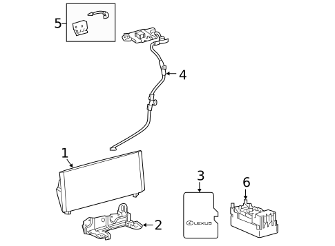Navigation System for 2017 Lexus IS200t #0