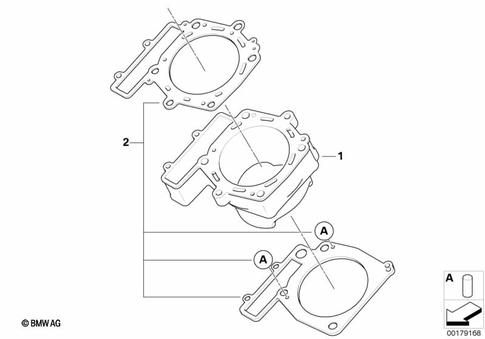 Engine Block for 2008 BMW-Motorrad G 450 X #1