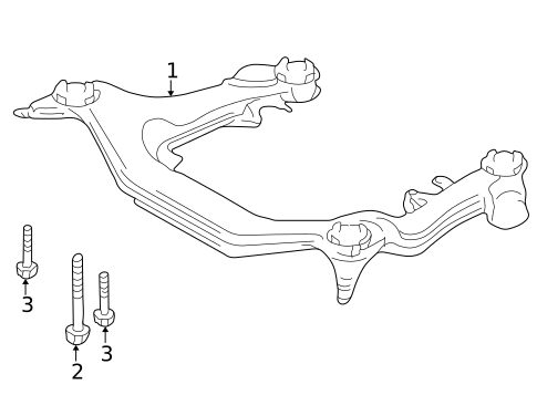 Suspension Mounting for 2003 Audi A4 #1