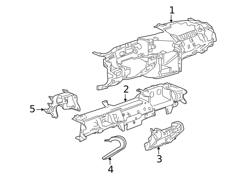Instrument Panel for 2007 Chevrolet Monte Carlo #0