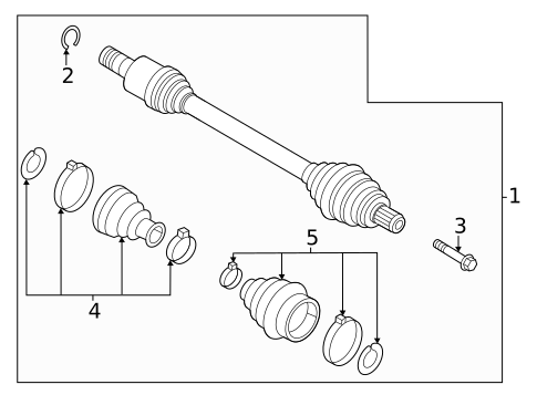 Drive Axles for 2022 Audi SQ7 #2