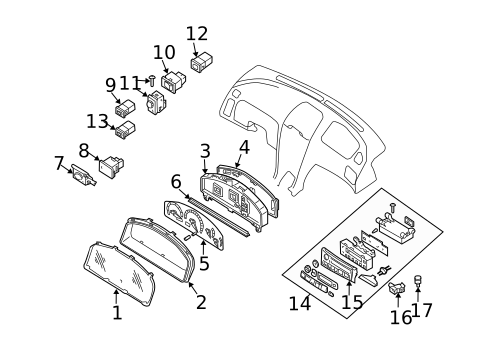 Switches for 2004 INFINITI I35 #1
