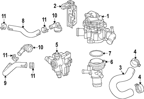 Water Pump for 2025 Honda CR-V #4