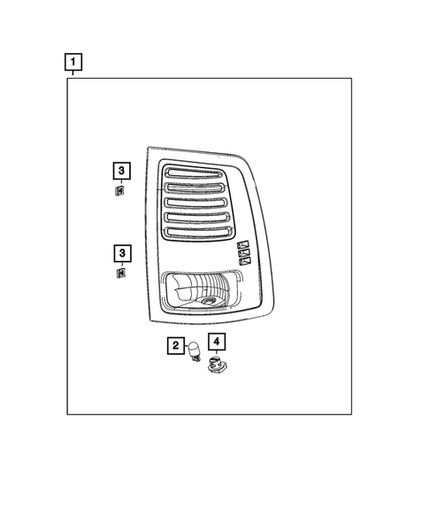Lamps, Interior and Exterior for 2023 Ram 1500 Classic #12