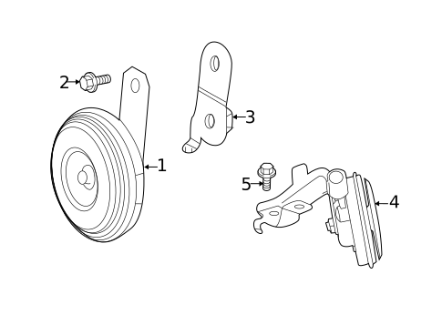 Horn for 2022 Toyota Corolla #1