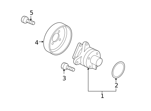Water Pump for 2013 Mazda 3 #1