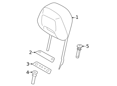 Front Seat Components for 2024 BMW X6 #3