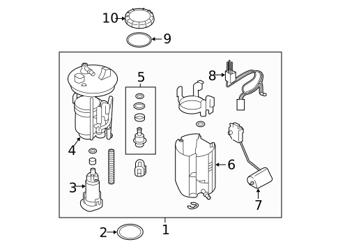 Fuel Pump for 2023 Subaru Crosstrek #1