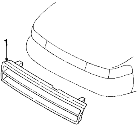 Grille & Components for 1989 Nissan Maxima #0