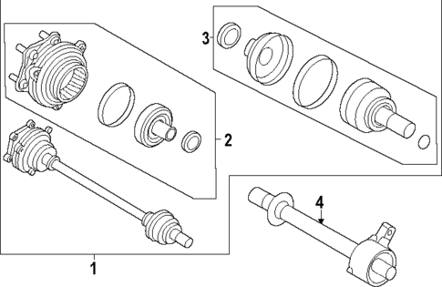 Drive Axles for 2023 Genesis GV60 #0