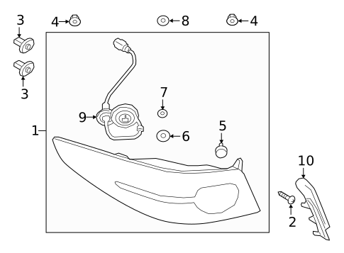Tail Lamps for 2024 Mazda 3 #0