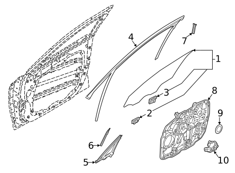 Front Door for 2023 Genesis GV70 #2