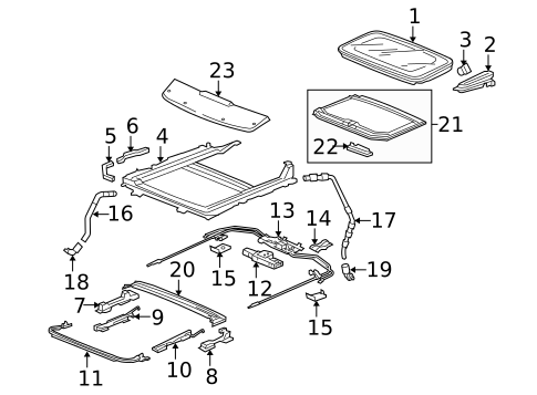 Sunroof for 2009 Acura RL #0