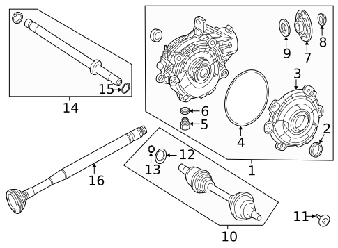 Carrier & Front Axles for 2024 Mercedes-Benz S63 AMG E Performance #0