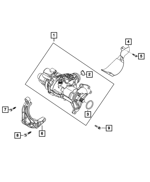 Transfer Case and PTU Assembly for 2024 Dodge Hornet #0