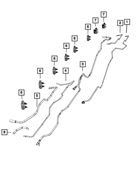 Fuel Lines and Tubes for 2019 Ram 3500 #5