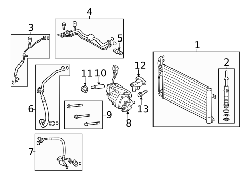 Hoses & Pipes for 2012 Ford Fusion #1