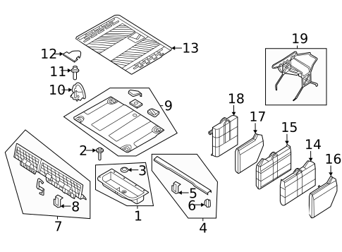 Interior Trim - Rear Body for 2021 Ford Bronco #1