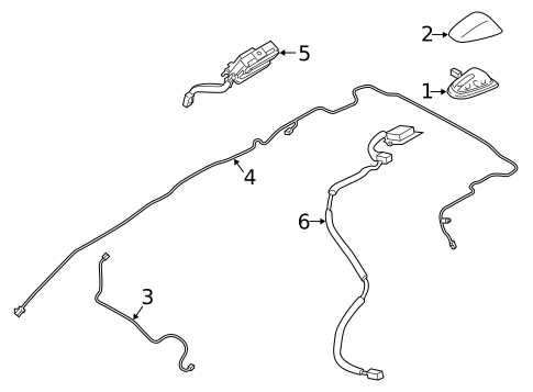 Antenna & Radio for 2020 INFINITI QX80 #0