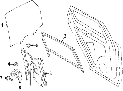 Rear Door for 2024 Porsche Cayenne #1