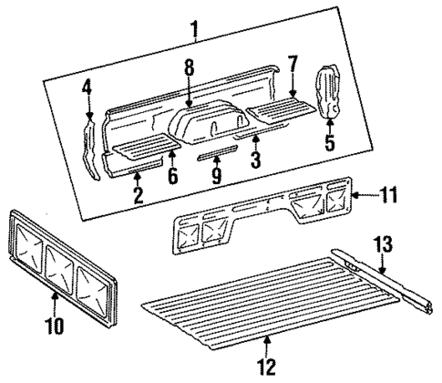 Box Assembly for 1985 Toyota Pickup #0