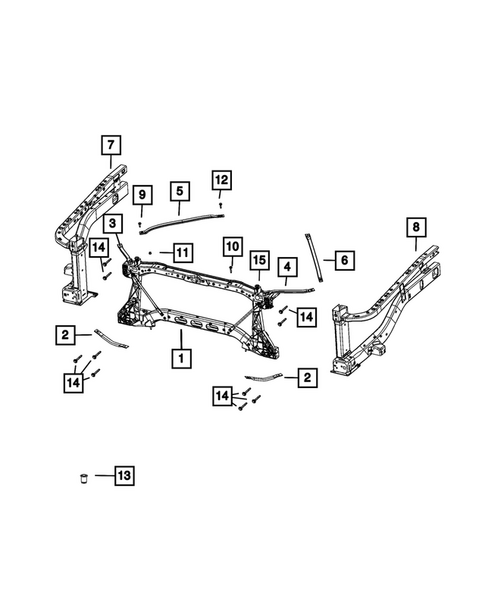 Radiator and Related Parts; Charge Air Cooler for 2025 Ram 3500 #1
