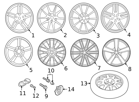 Wheels for 2012 Porsche Panamera #2