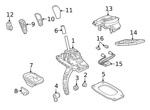 Center Console for 2011 Chevrolet Caprice #1