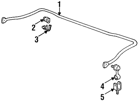 Stabilizer Bar & Components for 1998 BMW 318ti #1