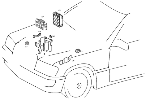 Control Units for 1986 Mercedes-Benz 190E #2