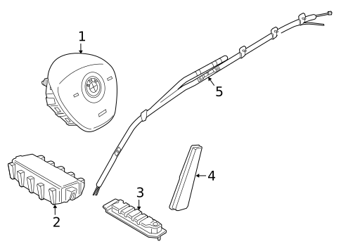 Air Bag Components for 2023 BMW X2 #0